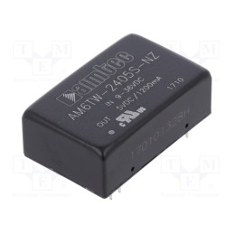 1 pcs x AIMTEC - AM6TW-2405S-NZ - Converter: DC/DC, 6W, Uin: 9÷36V, Uout: 5VDC, Iout: 1.2A, DIP24