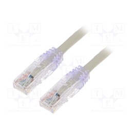 1 pcs x PANDUIT - UTPSP1MGYY - Patch cord, TX6™ PLUS,U/UTP, 6, stranded, Cu, LSZH, grey, 1m, 24AWG