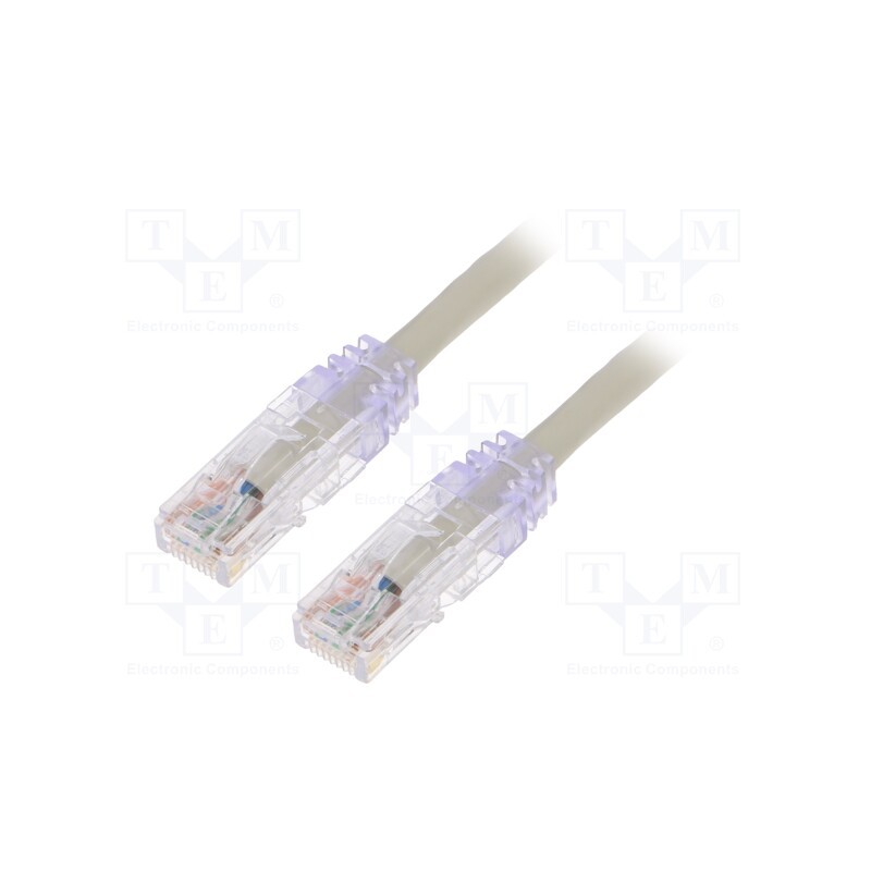 1 pcs x PANDUIT - UTPSP1MGYY - Patch cord, TX6™ PLUS,U/UTP, 6, stranded, Cu, LSZH, grey, 1m, 24AWG