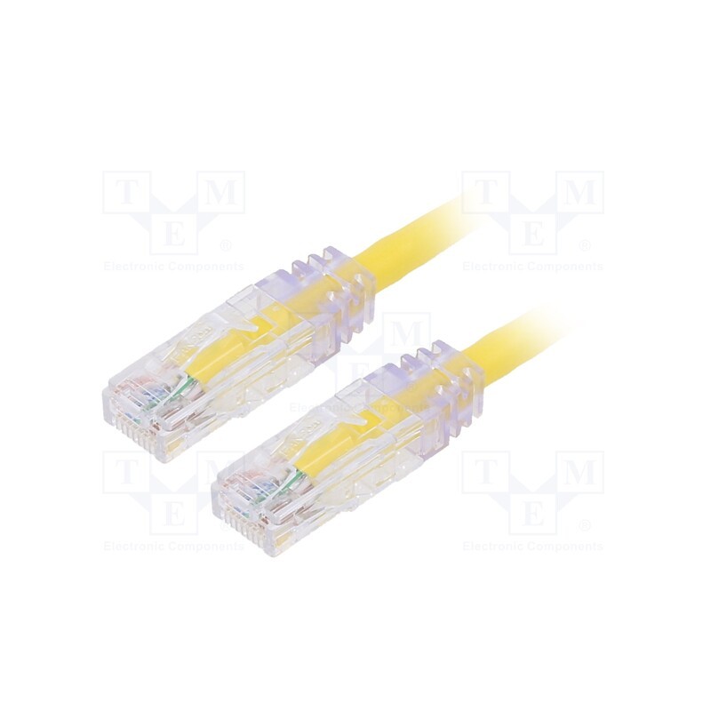 1 pcs x PANDUIT - UTPSP0.5MYLY - Patch cord, TX6™ PLUS,U/UTP, 6, stranded, Cu, LSZH, yellow, 0.5m