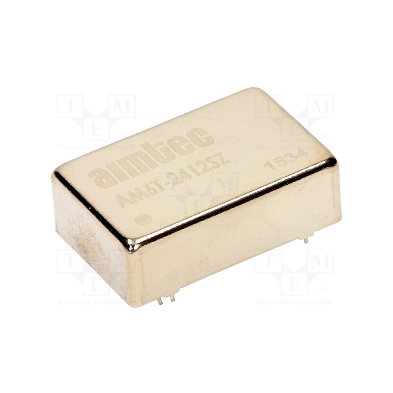 1 pcs x AIMTEC - AM6T-2415DZ - Converter: DC/DC, 6W, Uin: 18÷36V, Uout: 15VDC, Uout2: -15VDC, DIP24