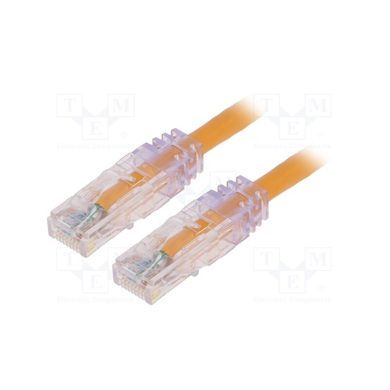 1 pcs x PANDUIT - UTPSP0.5MORY - Patch cord, TX6™ PLUS,U/UTP, 6, stranded, Cu, LSZH, orange, 0.5m