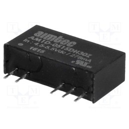 1 pcs x AIMTEC - AM1D-0515DH30Z - Converter: DC/DC, 1W, Uin: 4.5÷5.5V, Uout: 15VDC, Uout2: -15VDC, SIP7