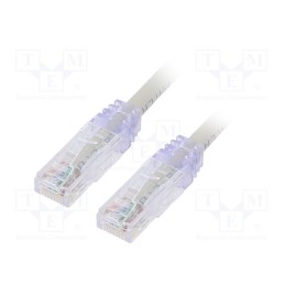 1 pcs x PANDUIT - UTPSP0.5MGYY - Patch cord, TX6™ PLUS,U/UTP, 6, stranded, Cu, LSZH, grey, 0.5m