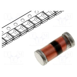 25 pcs x TAIWAN SEMICONDUCTOR - LL4448 L1 - Diode: switching, SMD, 75V, 0.15A, 4ns, MiniMELF glass, Ufmax: 1V