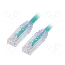 1 pcs x PANDUIT - UTPSP0.5MGRY - Patch cord, TX6™ PLUS,U/UTP, 6, stranded, Cu, LSZH, green, 0.5m