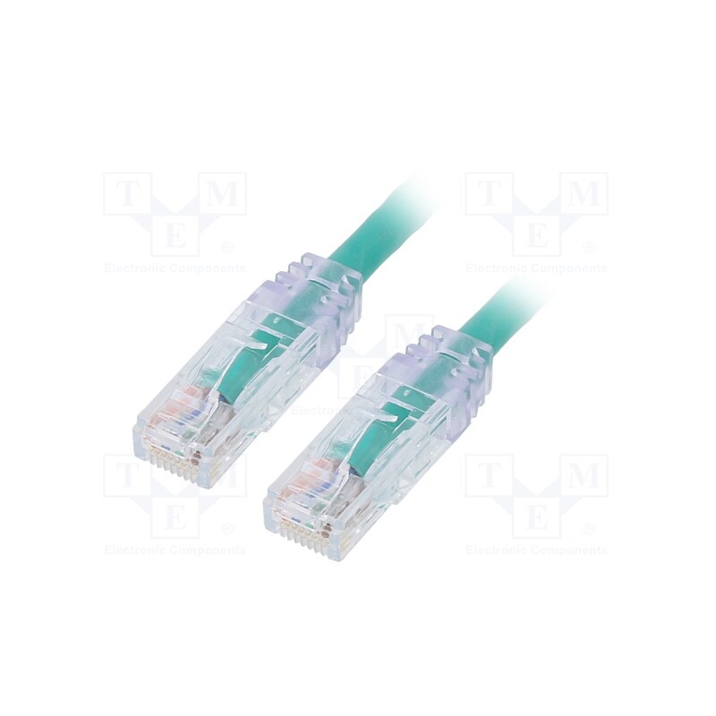 1 pcs x PANDUIT - UTPSP0.5MGRY - Patch cord, TX6™ PLUS,U/UTP, 6, stranded, Cu, LSZH, green, 0.5m