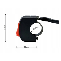 Halogen lamp LED combo 36w 5000 lm e9 slim 28 cm switch for quad