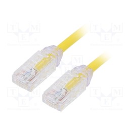 1 pcs x PANDUIT - UTP28X2MYL - Patch cord, TX6A-28™,U/UTP, 6a, solid, Cu, LSZH, yellow, 2m, 28AWG