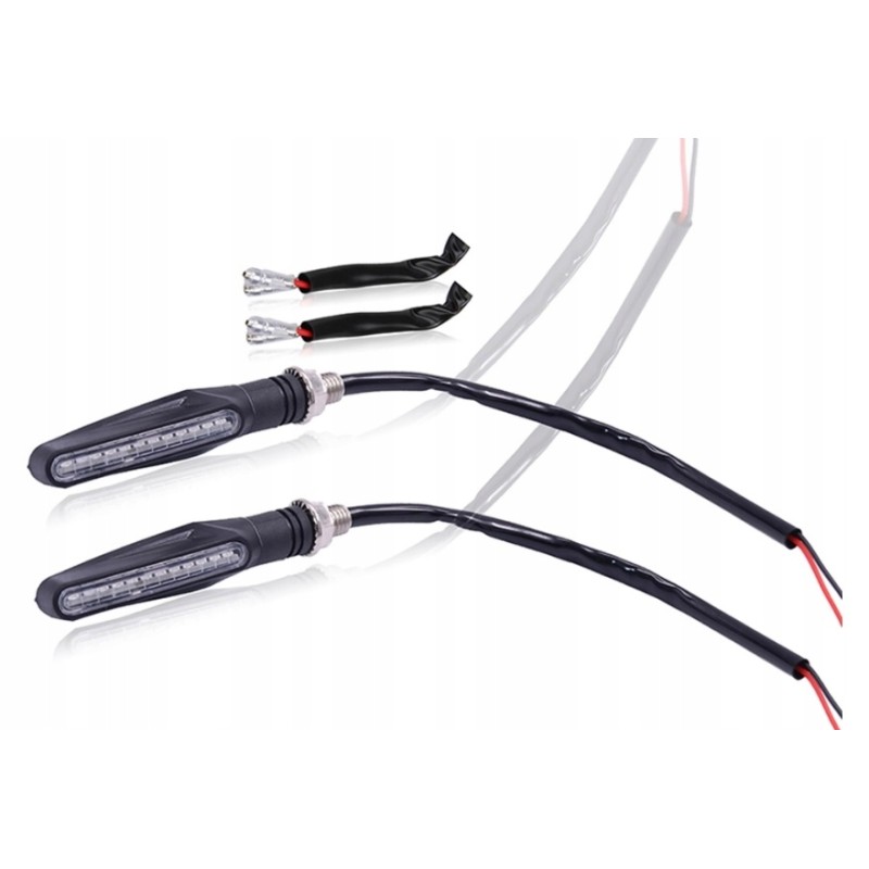 LED indicator, dynamic, floating, break-proof, 2 pcs