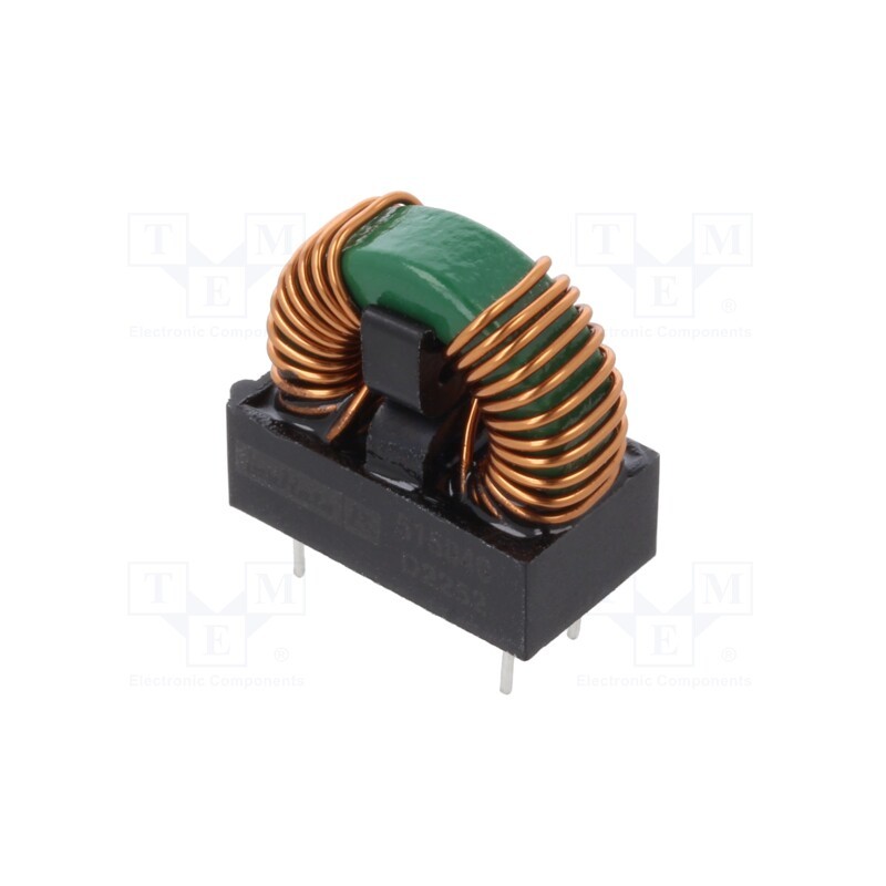 1 pcs x MURATA - 51504C - Inductor: wire, THT, 0.5mH, 4.1A, 27mΩ, -40÷125°C, 5100, vertical