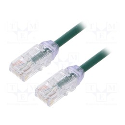 1 pcs x PANDUIT - UTP28X2MGR - Patch cord, TX6A-28™,U/UTP, 6a, solid, Cu, LSZH, green, 2m, 28AWG