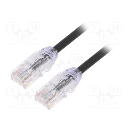 1 pcs x PANDUIT - UTP28X2MBL - Patch cord, TX6A-28™,U/UTP, 6a, solid, Cu, LSZH, black, 2m, 28AWG