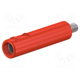 1 pcs x STu00c4UBLI - 23.1031-22 - Socket, 4mm banana, 32A, red, nickel plated, screw, insulated