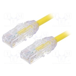 1 pcs x PANDUIT - UTP28X1MYL - Patch cord, TX6A-28™,U/UTP, 6a, solid, Cu, LSZH, yellow, 1m, 28AWG
