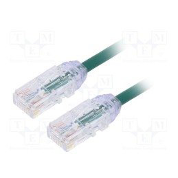 1 pcs x PANDUIT - UTP28X1MGR - Patch cord, TX6A-28™,U/UTP, 6a, solid, Cu, LSZH, green, 1m, 28AWG