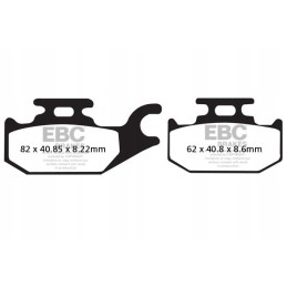 Brake pads ebc fa413tt set for 1 disc