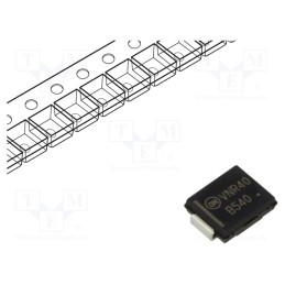 1 pcs x ONSEMI - NRVBS540T3G - Diode: Schottky rectifying, SMD, 40V, 5A, SMC,