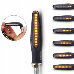 4x 12 LED dynamic turn signals for a quad bike