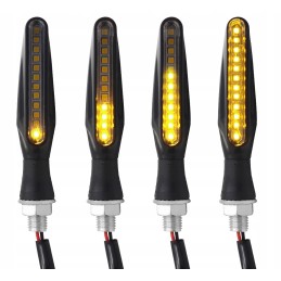 4x 12 LED dynamic turn signals for a quad bike