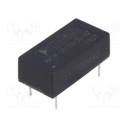 1 pcs x AIMTEC - AM1M-0515DH30-NZ - Converter: DC/DC, 1W, Uin: 4.5÷5.5V, Uout: 15VDC, Uout2: -15VDC, THT