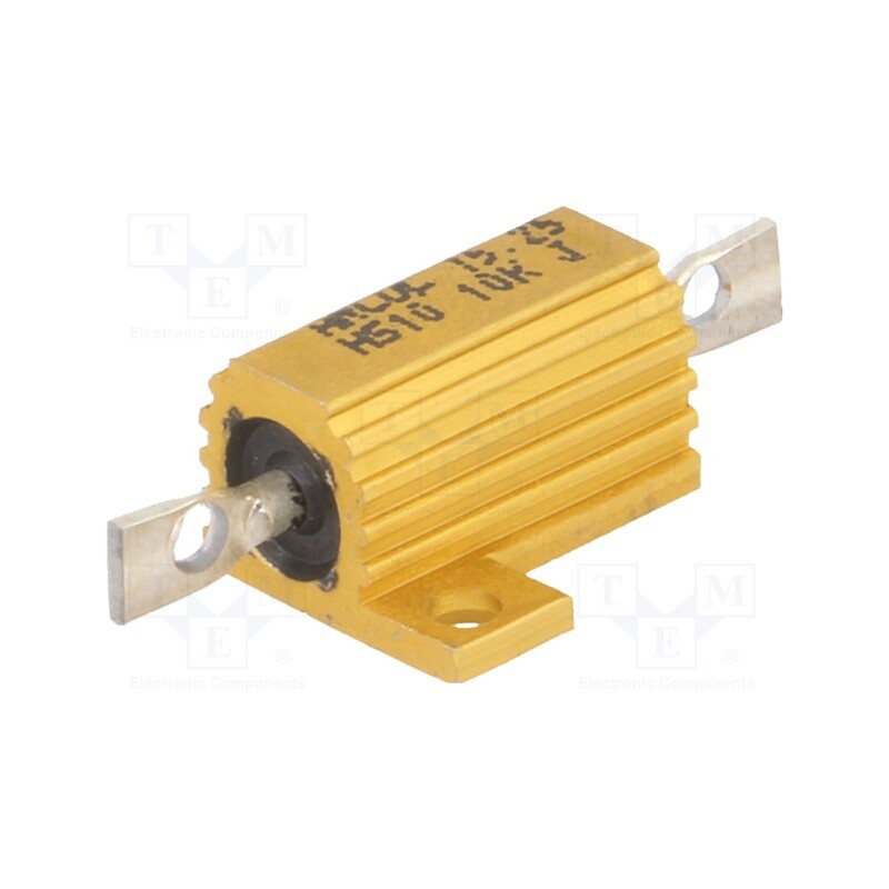 1 pcs x ARCOL - HS10 10K J - Resistor: wire-wound, with heatsink, screw, 10kΩ, 10W, ±5%