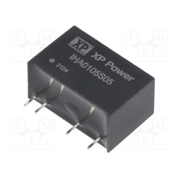 1 pcs x XP POWER - IHA0105S05 - Converter: DC/DC, 1W, Uin: 4.5÷5.5V, Uout: 5VDC, Iout: 200mA, SIP7