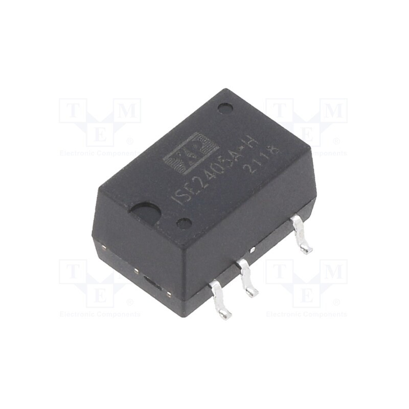 1 pcs x XP POWER - ISE2405A-H - Converter: DC/DC, 1W, Uin: 21.6÷26.4V, Uout: 5VDC, Iout: 303mA, SMD