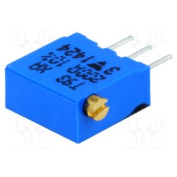 1 pcs x VISHAY - T93XA501KT20 - Potentiometer: mounting, multiturn, 500Ω, 500mW, THT, ±10%, linear