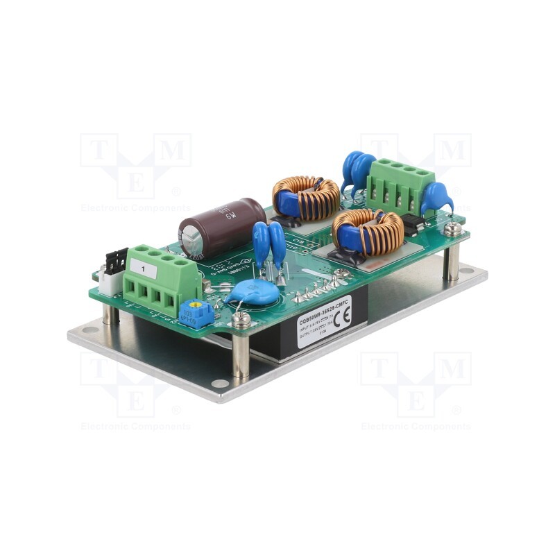 1 pcs x CINCON - CQB50W8-36S28-CMFC - Converter: DC/DC, 50W, Uin: 9.5÷75V, Uout: 28VDC, Iout: 1.79A, 200kHz