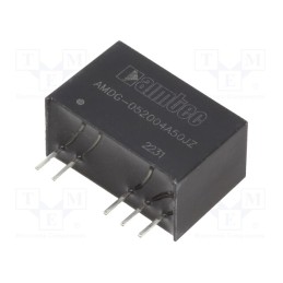 1 pcs x AIMTEC - AMDG-052004A50JZ - Converter: DC/DC, 1.76W, Uin: 4.5÷5.5V, Uout: 20VDC, Uout2: -4VDC