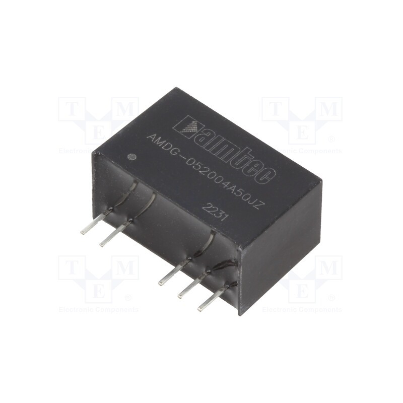 1 pcs x AIMTEC - AMDG-052004A50JZ - Converter: DC/DC, 1.76W, Uin: 4.5÷5.5V, Uout: 20VDC, Uout2: -4VDC