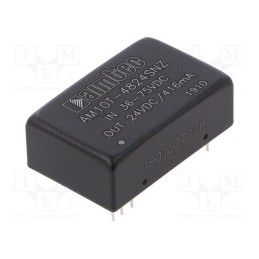 1 pcs x AIMTEC - AM10T-4824SNZ - Converter: DC/DC, 10W, Uin: 36÷75V, Uout: 24VDC, Iout: 0.416A, DIP24