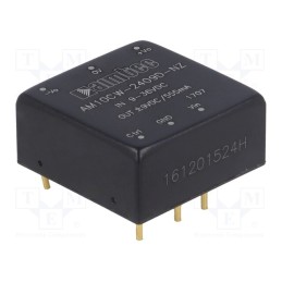 1 pcs x AIMTEC - AM10CW-2409D-NZ - Converter: DC/DC, 10W, Uin: 9÷36V, Uout: 9VDC, Uout2: -9VDC, 1'x1'