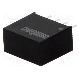 1 pcs x AIMTEC - AM1/4S-1212SZ - Converter: DC/DC, 0.25W, Uin: 10.8÷13.2V, Uout: 12VDC, Iout: 21mA
