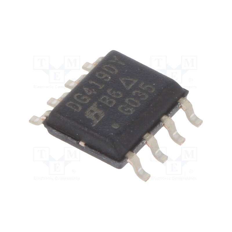 1 pcs x VISHAY - DG419DY-E3 - IC: analog switch, SPDT, Ch: 2, SO8, -15÷15V,