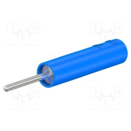 1 pcs x STu00c4UBLI - 23.0240-23 - Socket, 4mm banana, 20A, blue, nickel plated, crimped,screw type