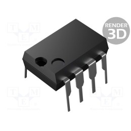 1 pcs x MICROCHIP TECHNOLOGY - 24LC256-I/P - IC: EEPROM memory, 256kbEEPROM, I2C, 32kx8bit, 2.5÷5.5V, 400kHz