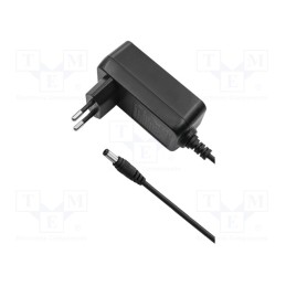 1 pcs x QOLTEC - 50787 - Power supply: switched-mode, plug, 9VDC, 3A, 27W, Plug: straight