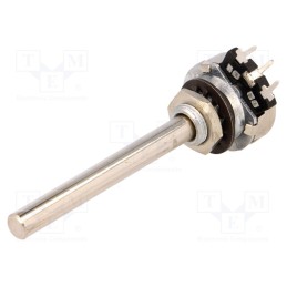 1 pcs x PIHER - T-21AHM0607104A2020 - Potentiometer: shaft, single turn, 100kΩ, 200mW, THT, 6mm, metal