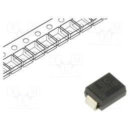 10 pcs x DC COMPONENTS - SK110 - Diode: Schottky rectifying, SMD, 100V, 1A, SMB,