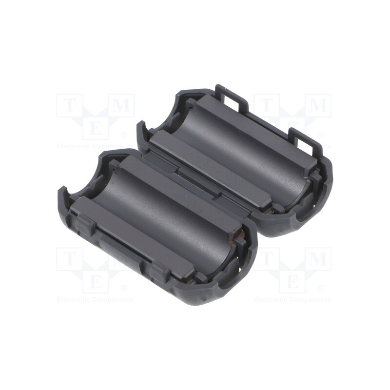 1 pcs x TDK - ZCAT2035-0930A-BK - Ferrite: two-piece, on round cable, A: 35mm, B: 28mm, C: 9mm, black