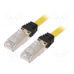 1 pcs x PANDUIT - STP6X0.5MYL - Patch cord, S/FTP,TX6A™ 10Gig, 6a, stranded, Cu, LSZH, yellow, 0.5m