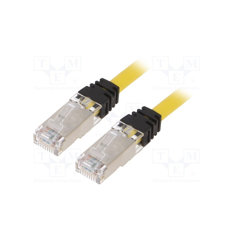 1 pcs x PANDUIT - STP6X0.5MYL - Patch cord, S/FTP,TX6A™ 10Gig, 6a, stranded, Cu, LSZH, yellow, 0.5m