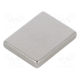 1 pcs x ELESA+GANTER - GN 55.4-ND-16-12,5-2,5 - Magnet: permanent, neodymium, H: 2.5mm, 15N, W: 12.5mm, L: 16mm