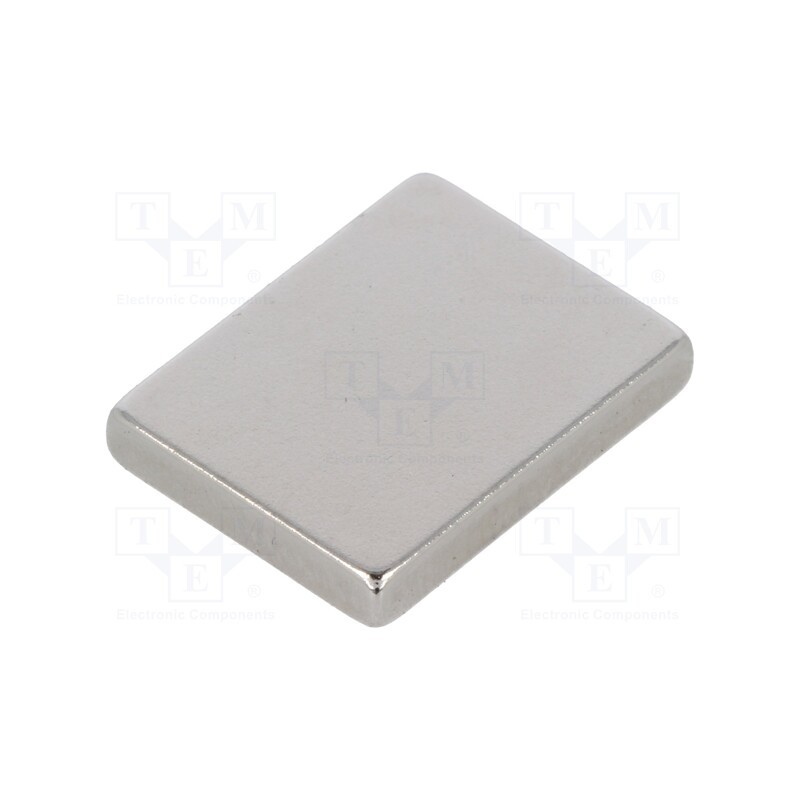 1 pcs x ELESA+GANTER - GN 55.4-ND-16-12,5-2,5 - Magnet: permanent, neodymium, H: 2.5mm, 15N, W: 12.5mm, L: 16mm
