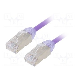 1 pcs x PANDUIT - STP28X3MVL - Patch cord, F/UTP,TX6A-28™, 6a, solid, Cu, LSZH, violet, 3m, 28AWG