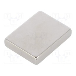 1 pcs x ELESA+GANTER - GN 55.4-ND-26-20,3-5 - Magnet: permanent, neodymium, H: 5mm, 51N, W: 20.3mm, L: 26mm