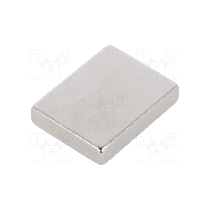 1 pcs x ELESA+GANTER - GN 55.4-ND-26-20,3-5 - Magnet: permanent, neodymium, H: 5mm, 51N, W: 20.3mm, L: 26mm