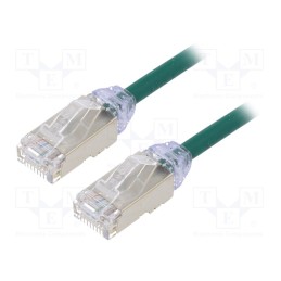 1 pcs x PANDUIT - STP28X3MGR - Patch cord, F/UTP,TX6A-28™, 6a, solid, Cu, LSZH, green, 3m, 28AWG